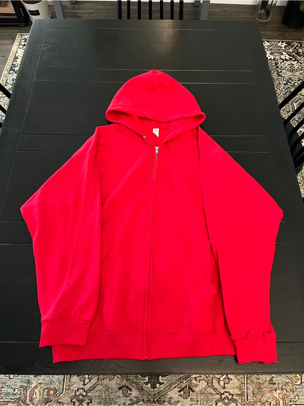 Hanes Red Men's Full-Zip Hoodie
